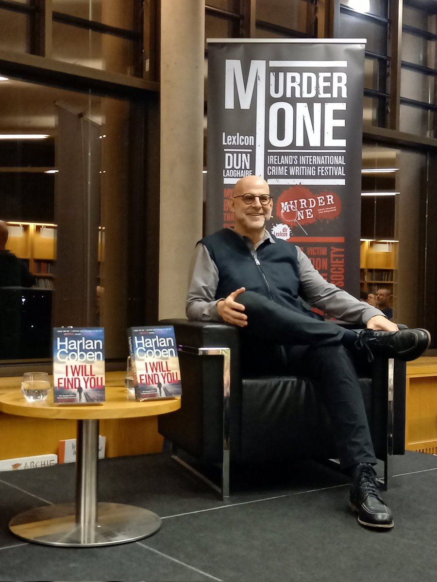 MurderOneFest's tweet photo. This is what an author who has sold 80 million books looks like!
@HarlanCoben #Murderone23 #IWillFindYou https://t.co/eFwD7v4hzM
