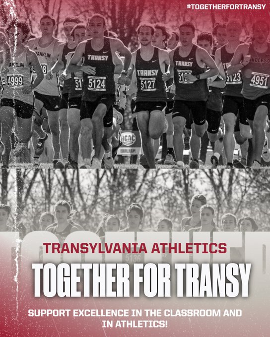 Today is the day to come Together For Transy! All gifts marked Athletics-&gt;Cross Country/Track &amp; Field go straight to the program and have a direct impact on our student athletes! Any amount of support is appreciated!!

alumni.transy.edu/s/871/bp19/int…