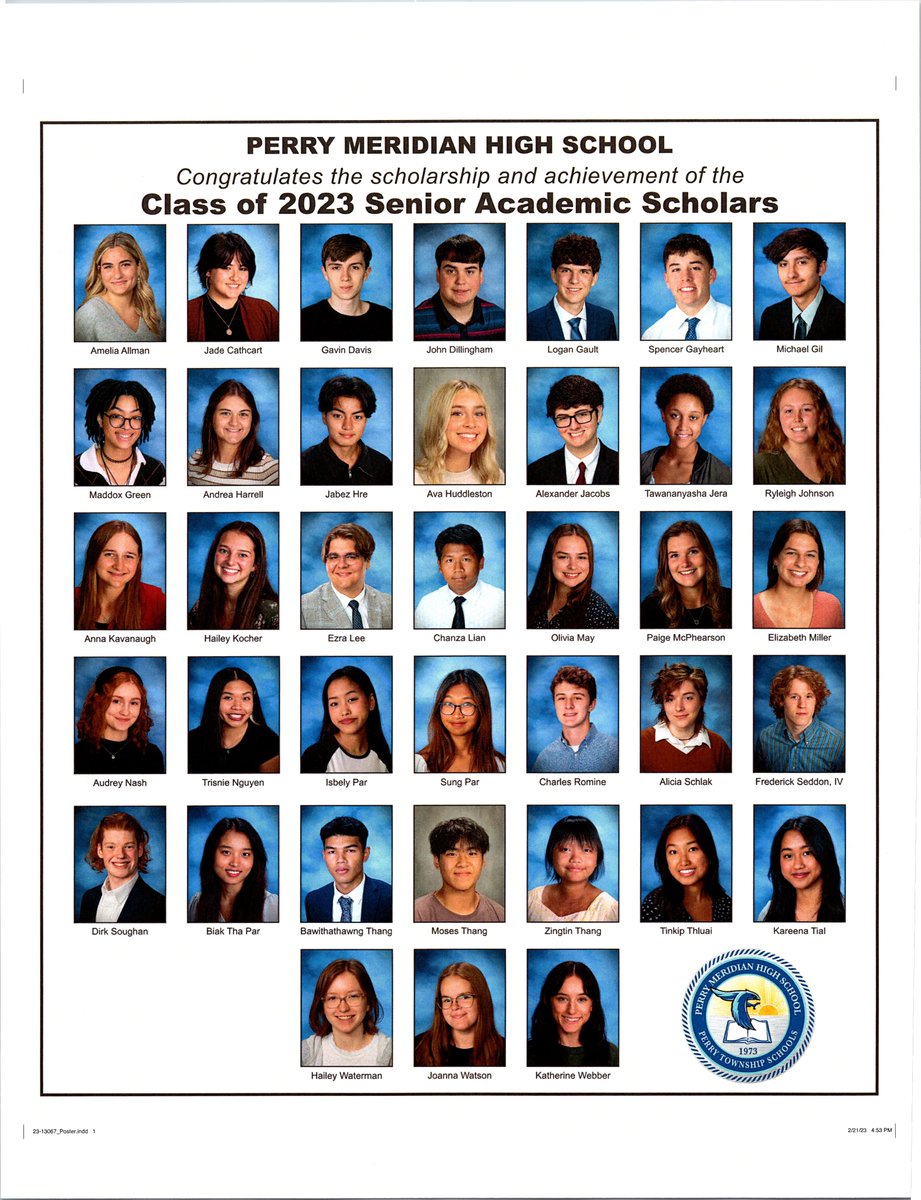 Congrats to these outstanding 2023 seniors at Southport High and Perry Meridian High! This group has earned the highest academic honors of their class. We're so proud of their hard over the past four years and we can't wait to see what they accomplish! #WeGrowKids 💙🎓❤️