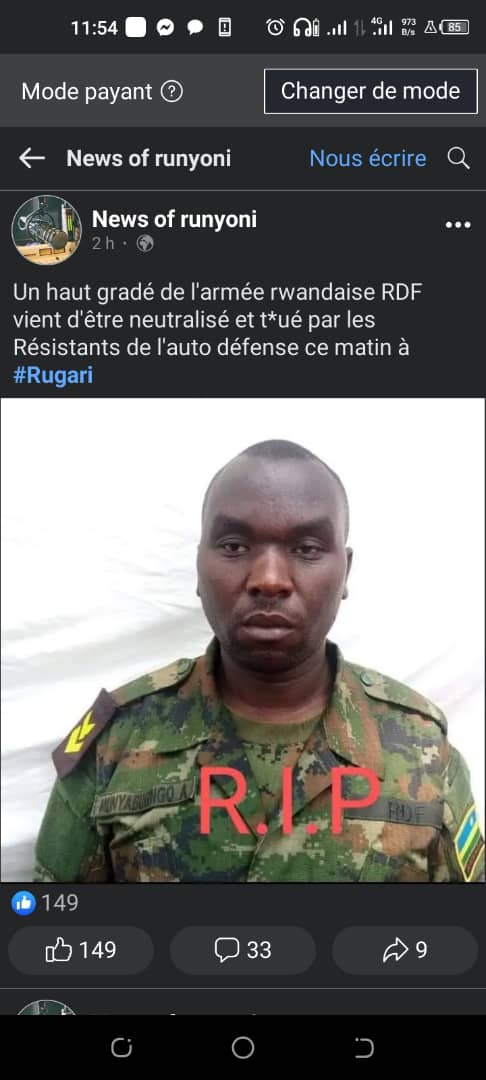 GWaratche's tweet photo. @RealManziWilly @FARDC_off Cessez de prendre fait et cause des hégémonistes tutsis en faisant une comparaison entre le génocide planifiée des congolais et les cas isolés  ou fabriqués par les officines Ubwengiste de #Kagamé.alors dites qu'est ce que les #Rdf sont venus chercher en #RDC ? https://t.co/ghjZbJuKvy