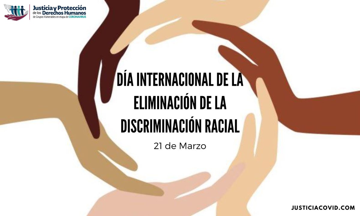 Justicia_Covid's tweet photo. Este Día Internacional de la Eliminación de la Discriminación Racial, debemos garantizar que todas las personas puedan ejercer su derecho a una vida libre de violencia.

Por un mundo sin discriminación, en donde nos distingamos por la libertad, el respeto y la plena igualdad. https://t.co/aA0h3weiw2