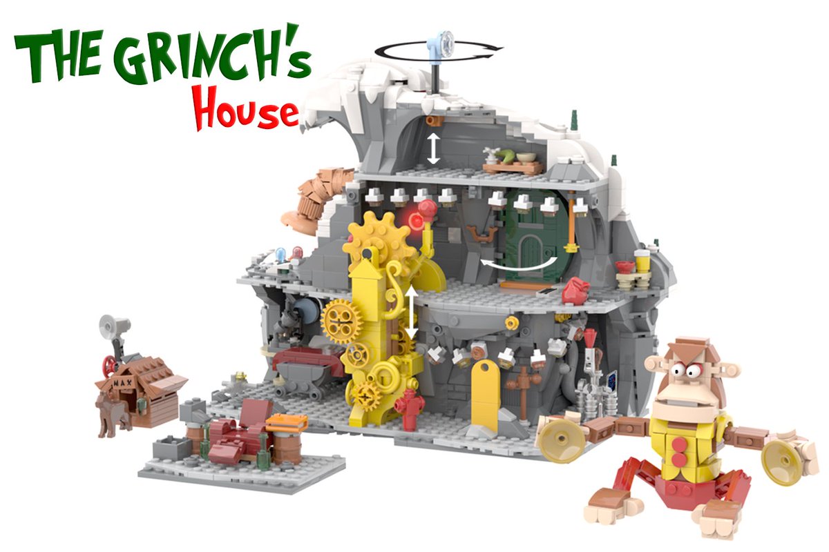 Mric76000's tweet photo. Hi everyone, here my Legoideas project
THE GRINCH's House
Don't hesitate to vote, share and comment.
Thank you 💚💚💚💚💚
https://t.co/8iYxSxW0hx https://t.co/sWWdcUuuFo