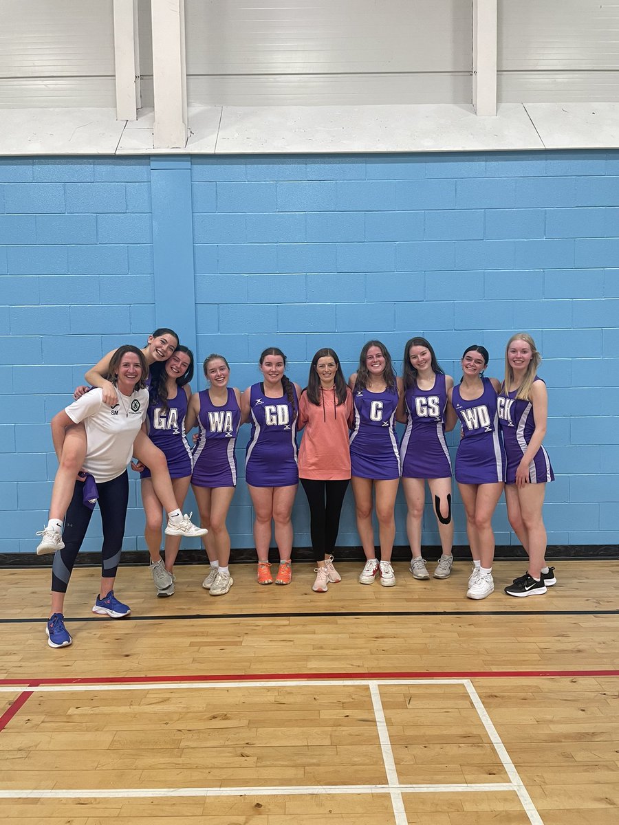 MissVickersDT's tweet photo. A return to Netball while on Mat leave to watch this great group of S6 play their last game🏐.

A pleasure to be part of this committed, hardworking team for the last 6 years. They will be truly missed! 

The flowers were a thoughtful and much appreciated touch 🥹💐. Thank you ✨ https://t.co/gKi522OkvS