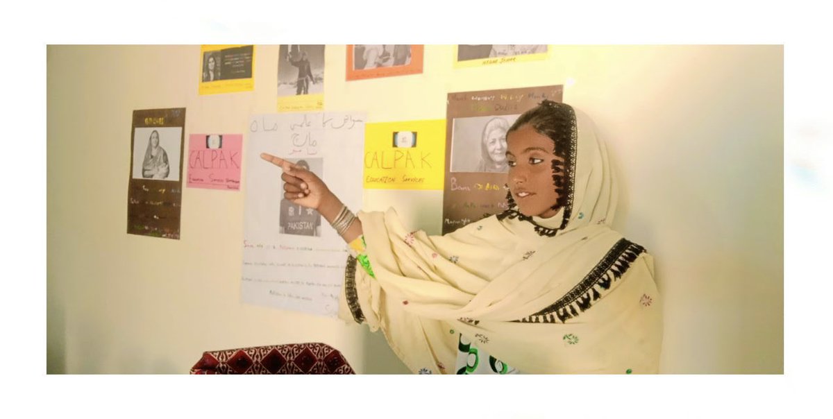 CalpakEdu's tweet photo. Our adopted schools in #Tharparkar observed International Women’s Day. Girls & boys researched & wrote about #women achievers of #Pakistan. @SELD_Sindh @SEFSindh @sardarshah1 @anilaali #DrGwenHecht @HechtTraumaInst @AseefaBZ @BBhuttoZardari https://t.co/SahuyVPv0b