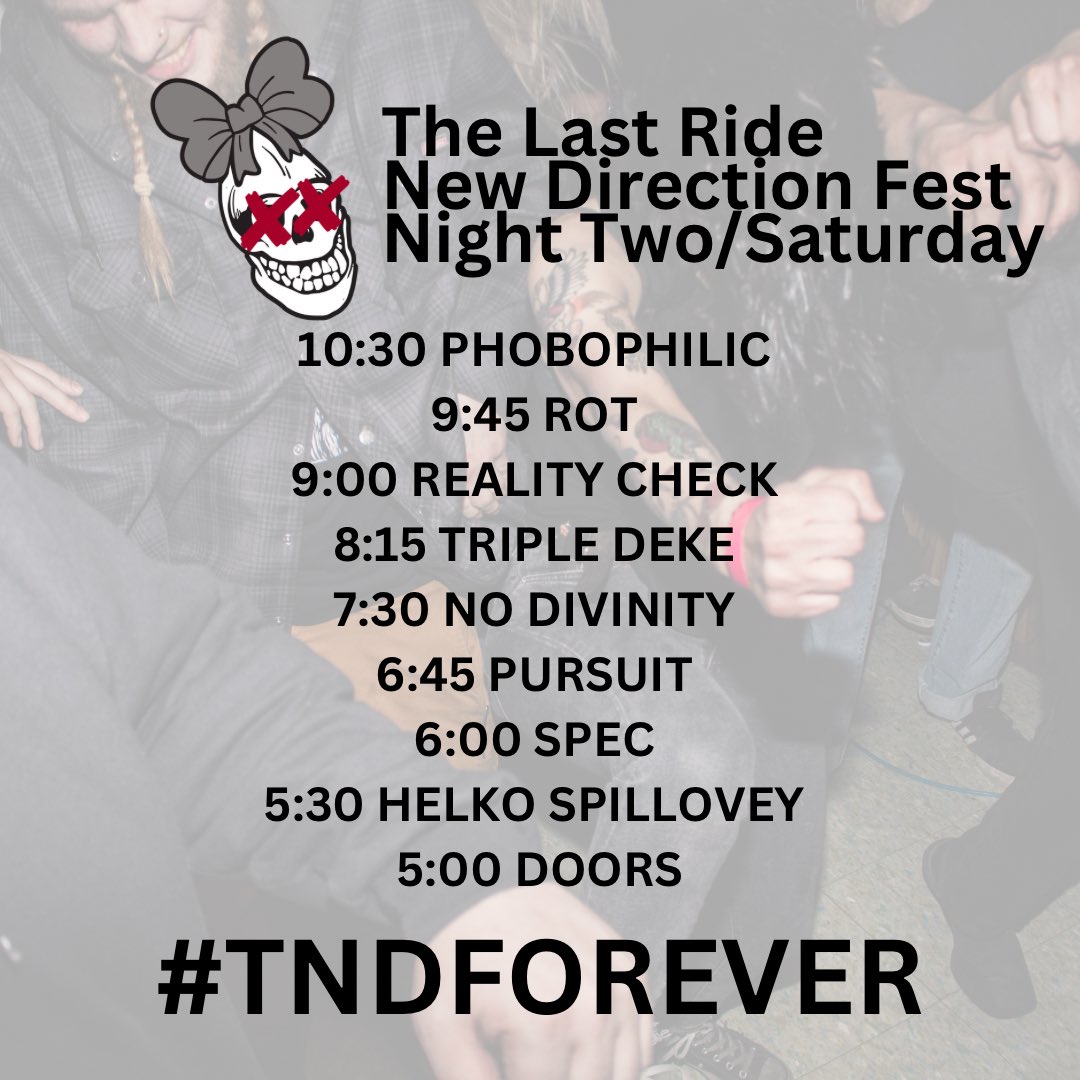 We’ve had everyone ask about schedules. Here you go! Day and Weekend passes are still available at AquariumFargo.com

One last ride for all the homies. Here’s to a perfect weekend #tndforever