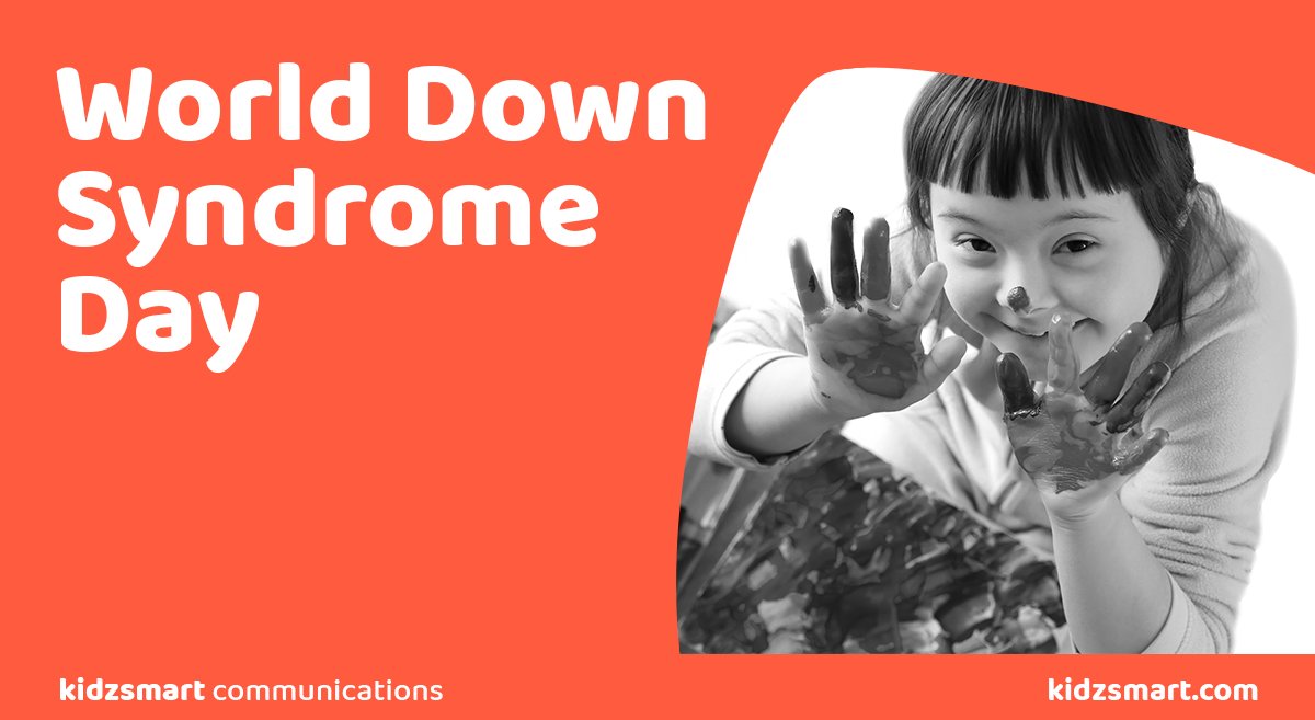 Kidzsmart's tweet photo. Today is #WorldDownSyndrome day to signify the uniqueness of the triplication of the 21st chromosome, which causes Down syndrome.  Please don't forget every kid is special ♥️ https://t.co/UdQZhGcYlR