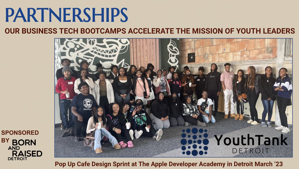BARD sponsored 40 young entrepreneurs from Detroit to attend YouthTank Detroit’s first on-campus incubator. Business Tech Bootcamp, @apple Developer Academy Detroit, featured Expert Apple Mentors who gave feedback &amp; devised a customized workshop. Big things coming!