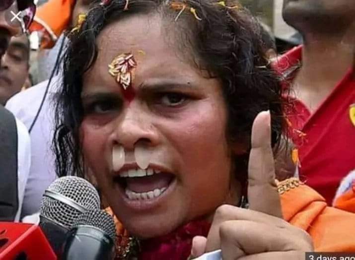 ZAHamza3's tweet photo. @Sadhvi_prachi Agr aarakchhan nhi hota to Mai miss world hoti https://t.co/t09MoPgkAq