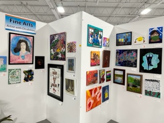 #TBT KUDOS to the @MacDonaldTrainingCenter (MTC) Artists that participated in the February 2023 Art Festival at Florida State Fair Grounds.  Special Congratulations to Bernardo for receiving Second Place for MTC Fine Art Adults with Disabilities!

#MTC70 #MTCFineArts