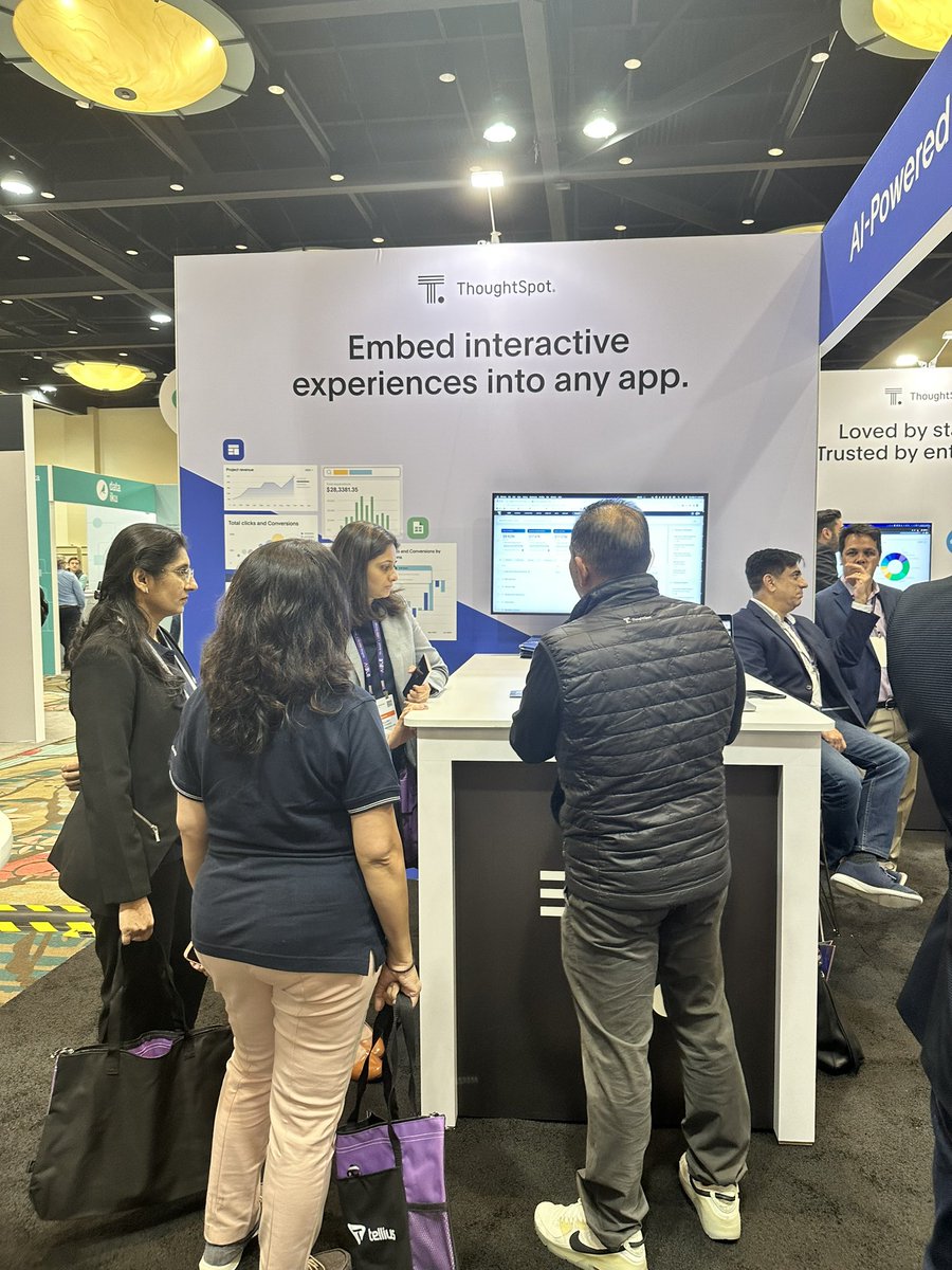 thoughtspot's tweet image. It’s break time at #GartnerDA, come see us at booth 1124 and see how GPT can supercharge your #selfserviceanalytics 💪
