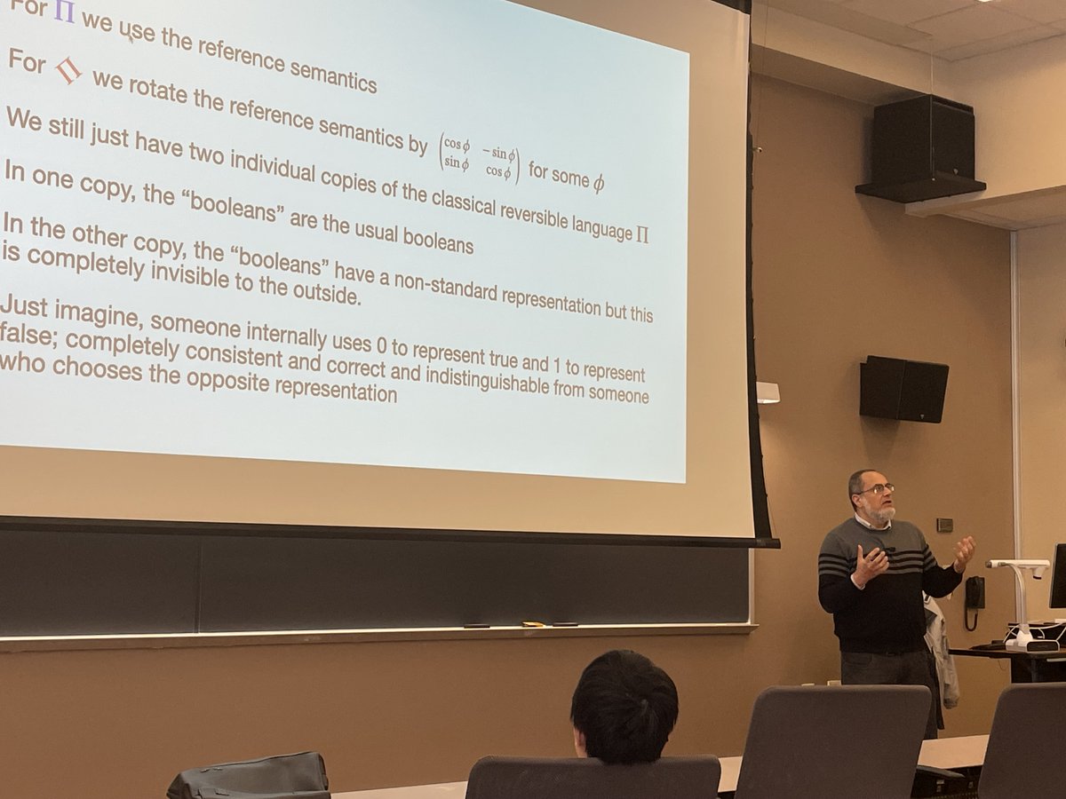 Great to have Prof. Amr Sabry from @CtrQuantumTech partner institution @IUBloomington here to discuss the relationship between #quantum and classical models of computation.