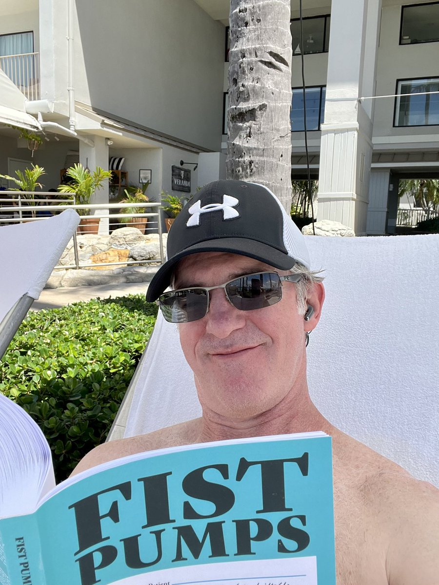 #fistpumps off to a great start - working on own #mentalhealth on the beach! Fist pump to Dr. Scott MacDiarmid for great #work #burnout