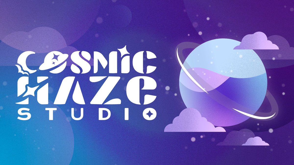 CosmicHazeSt's tweet photo. New Branding, who dis?
This is the new logo and name for this account 💜

#GraphicDesign #GraphicDesigner #Illustrator https://t.co/AIkl0czLdH