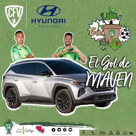 cfvillanovense's tweet photo. Otro partido más en casa @MavenMotor nos trae “El Gol de Maven”⚽️

Requisitos:
-Sigue a @cfvillanovense 
-Sigue a @MavenMotor 
-Haz retweet a este tweet

Los lanzadores saldrán del sorteo que realizaremos en directo en Instagram el viernes a las 12:30 con Javi Sánchez y Sillero💚 https://t.co/qV06MajEUC