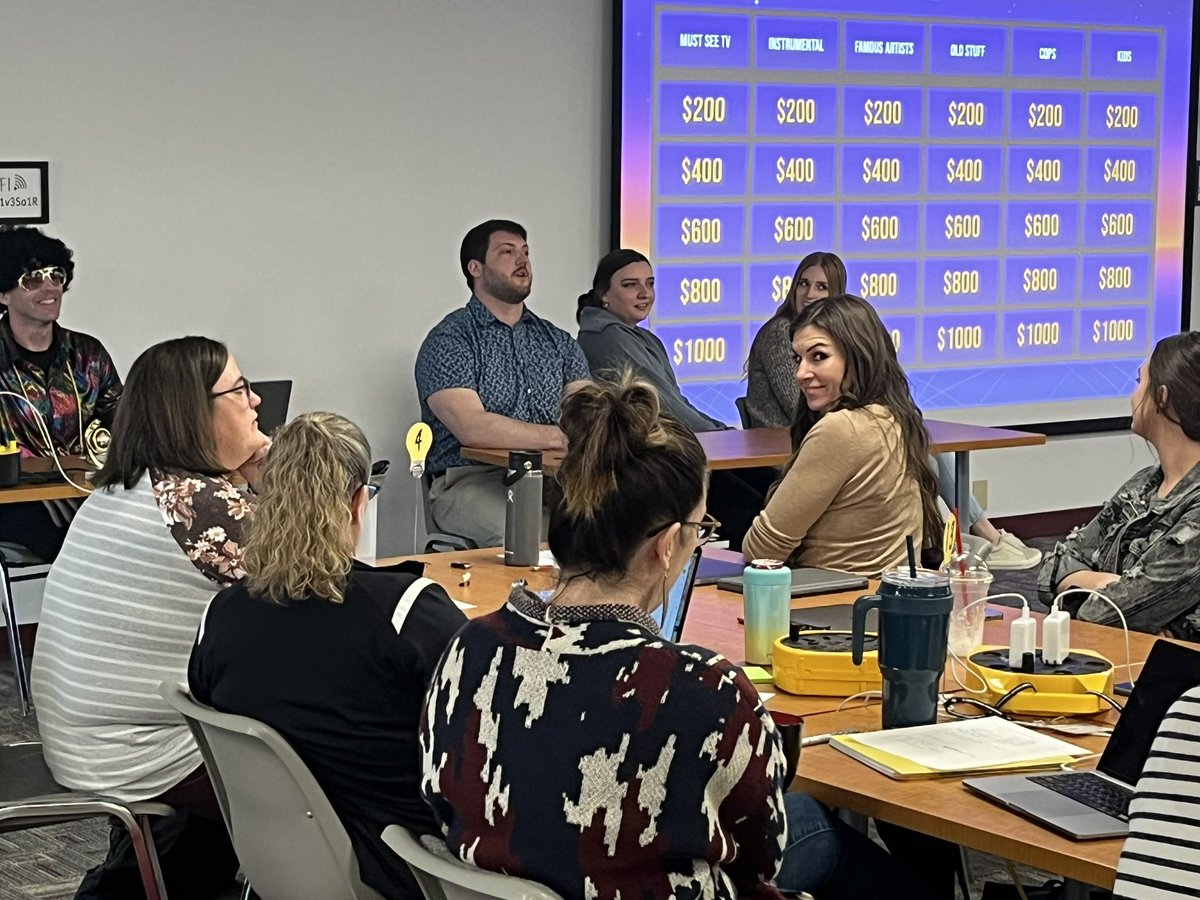 HeimannBill's tweet photo. @esu1 SPED staff “springing” into action today, learning from each other and having fun! https://t.co/Z9x6fMoQJ5