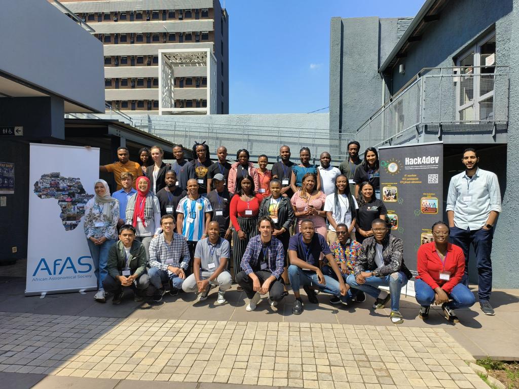 SheWill_'s tweet photo. It was a pleasure spending our weekend in Johannesburg for the @Hack4Dev Data Science Hackathon. I have learned the greatest life lessons which are of utmost importance in the tech industry #Teamwork and good #Communication.
@AfricaAstronomy
@DARABigData @Big_IDIA @Astro4Dev https://t.co/txBaYPHwhs