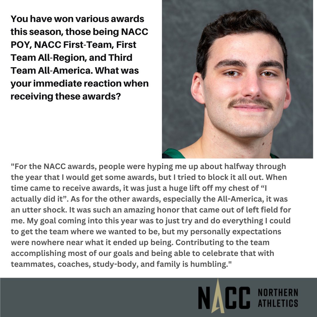 NACC_sports's tweet photo. Exclusive interview with your @NACC_sports Men’s Basketball Player of The Year, Ryan Broeckel.

Ryan averaged 17.7 ppg along with 8.8 rpg and was awarded First Team All-Region and Third Team All-America along with his POY award!

(More below)

@ryanbroeckel45 @WLCSports @WLC_MBB https://t.co/dm1oZPv4fw