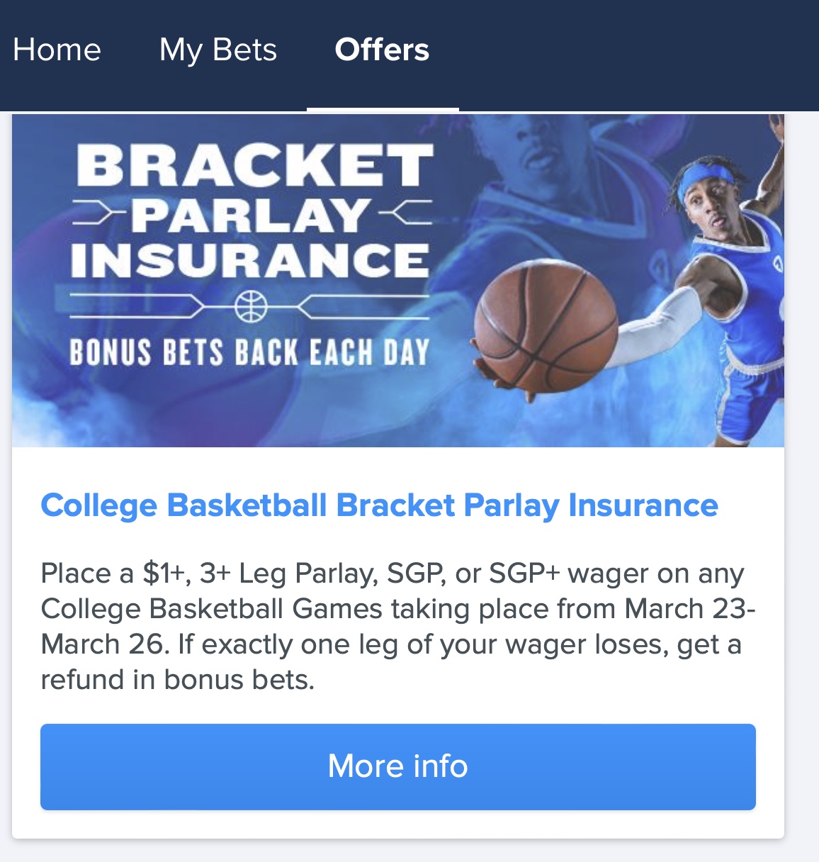 Alex Monahan on Twitter "FanDuel 25 riskfree CBB parlay there's