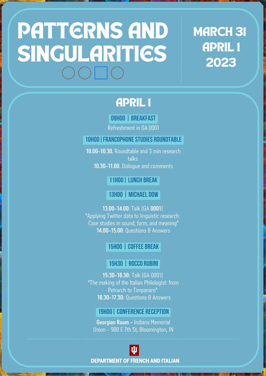 IU Department of French and Italian tweet media