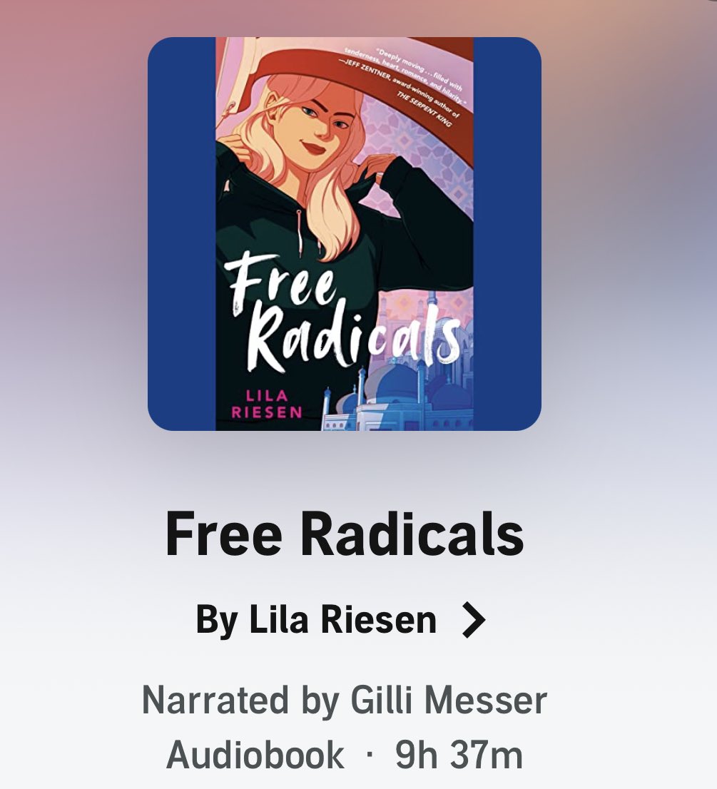 NetflixandGil's tweet image. Happy Book Birthday @Lilariesen!! What an honor to narrate the audiobook of #FreeRadicals. This book means so much to me as a Middle Eastern American woman. Thank you @PRHAudio @PenguinTeen and of course, @Lilariesen!! #FreeRadicals is out now!!!🇦🇫🇺🇸🏀💕💕💕