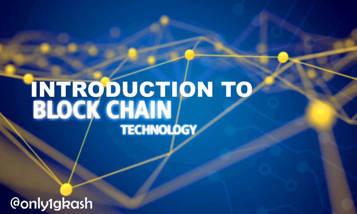 Only1Gkash's tweet photo. One of the most popular subjects in our generation right now is blockchain. You hear people discussing it on TV, radio, and across all social media channels, but only few people actually know what it is.
The idea of blockchain is explained in this thread

A 🧵🧵

Retweet for all https://t.co/obiindeIwA