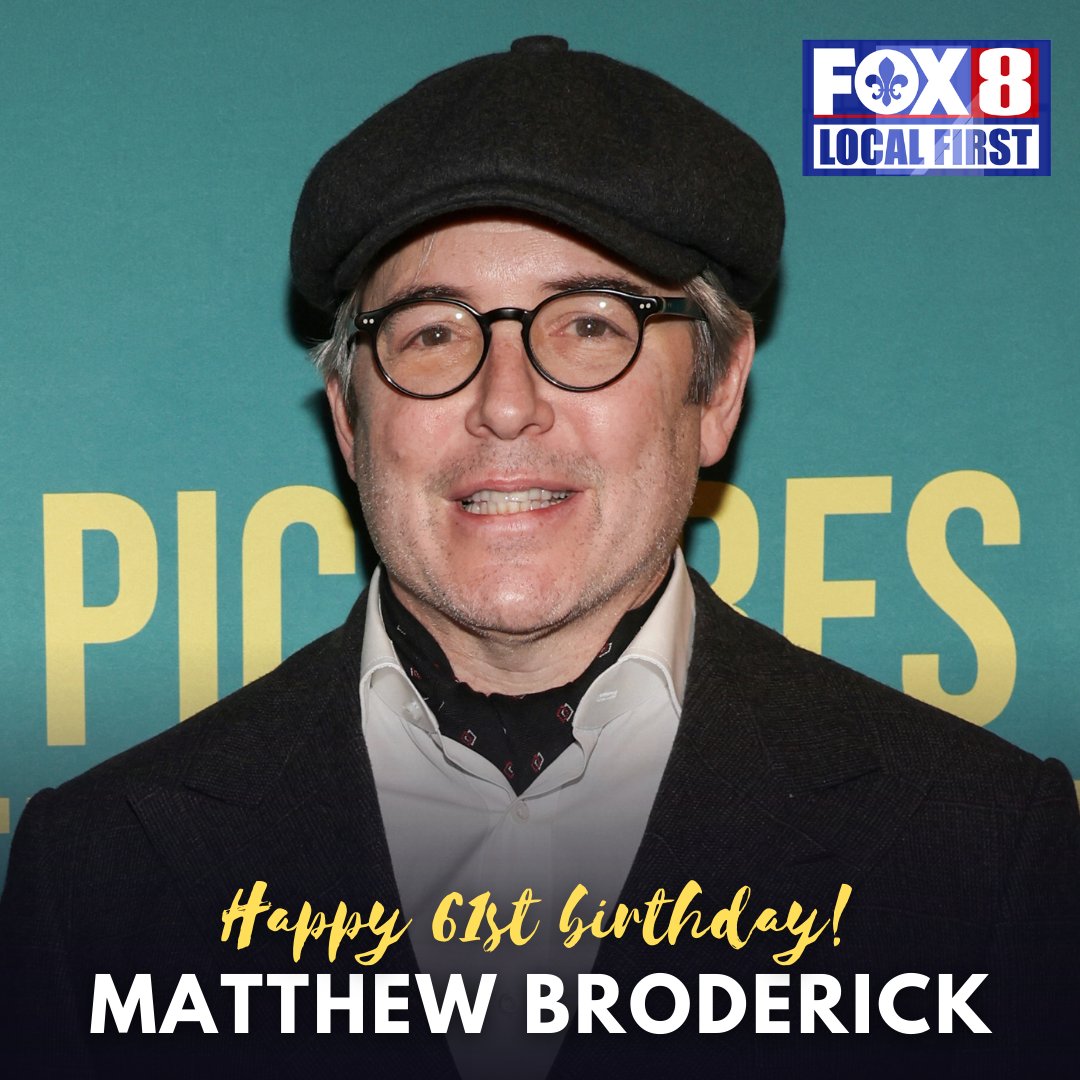 Happy birthday to Matthew Broderick! Can you believe that Ferris Bueller turned 61 on Tuesday? 