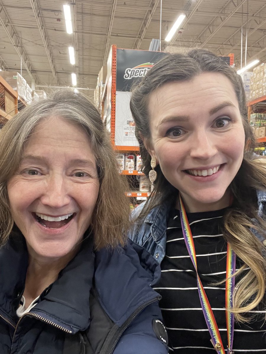When you run into one of your garden partners at Home Depot for the Kingston Garden! Here come benches and an art mural for the garden. Mrs. Whidden is amazing! ⁦<a href="/KingstonVBCPS/">Grant Baker</a>⁩ ⁦<a href="/kingston_vb/">VBKingston</a>⁩ ⁦<a href="/Sarah_AllardVB/">Sarah Allard</a>⁩