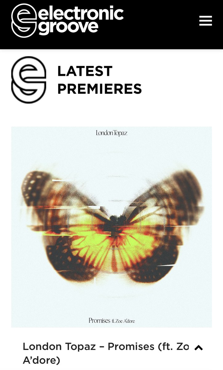 Mammal_Sounds's tweet photo. .@LDNTPZ is premiering his new single 'Promises (feat. @ZoeAdoreMusic) via @EGpodcast today 🦋

https://t.co/r3WgO6o7Kd https://t.co/wA81GI8t80