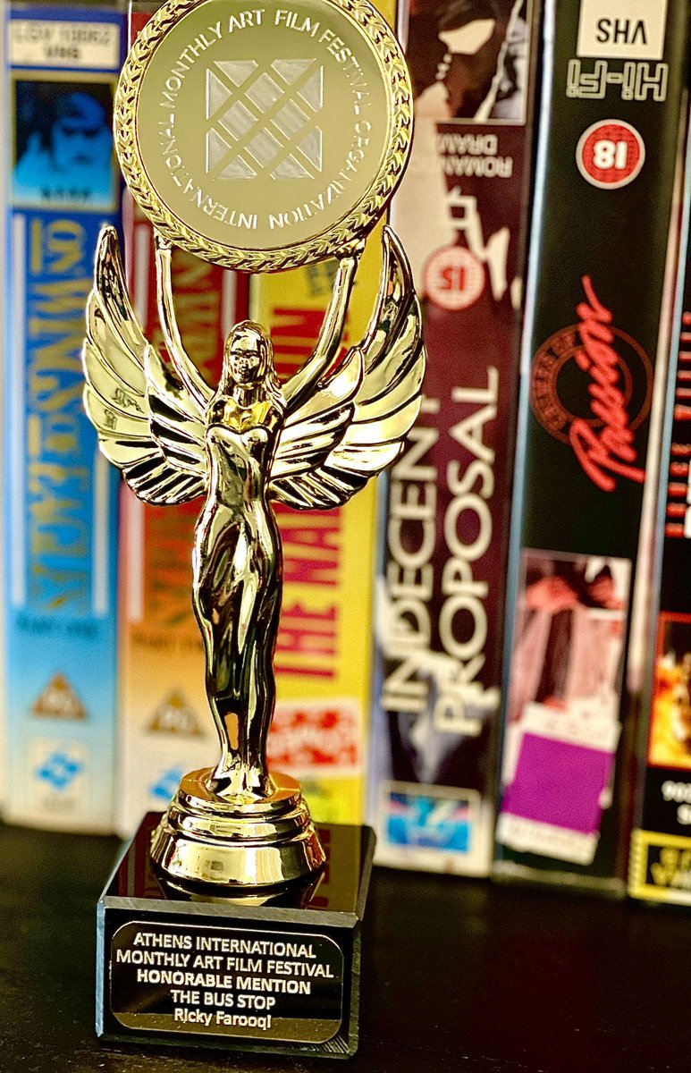 RickyFarooqi's tweet photo. My short The Bus Stop doing very well in international film festivals so far won The Best Drama Short film, came third In Athens International Film Festival and few official selections more than I thought. #film #filmfestivals #london #awardwinning #shortfilm https://t.co/dQKc9r5WhU