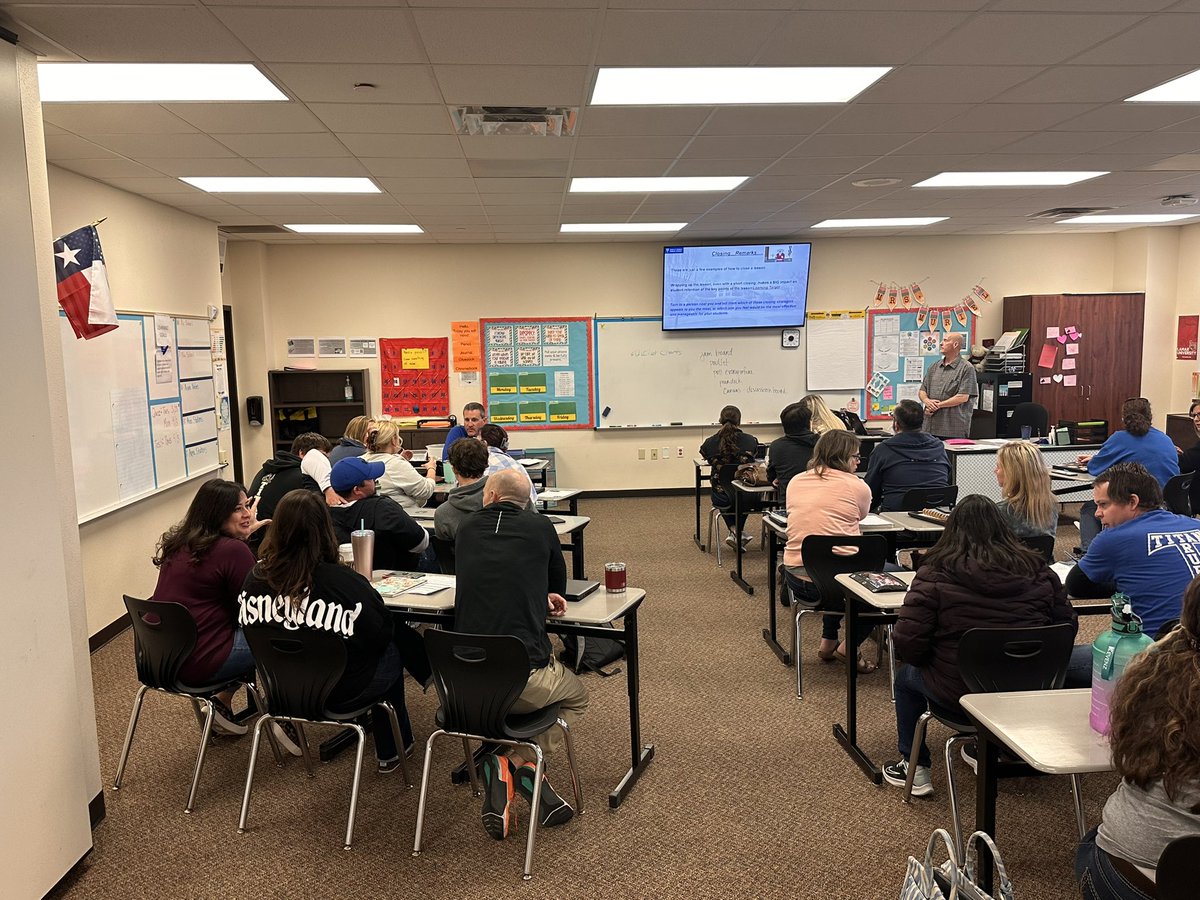 Lesson closure is one of the most important parts of a lesson and allows us to know where our Ss are. Coach Bass built capacity in our <a href="/Tidwell_MS/">John Tidwell M.S.</a> Ts to effectively plan for and deliver a variety of closing strategies to ensure the success of our kiddos.