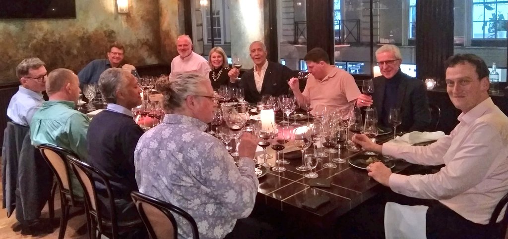 EltonMaryon's tweet photo. Smashing evening @Cabotte_ 48 #GreshamStreet with Colin Wynter KC @QcWynter & some very special guests - terrific food & wine & great company. https://t.co/QlE71G8zus