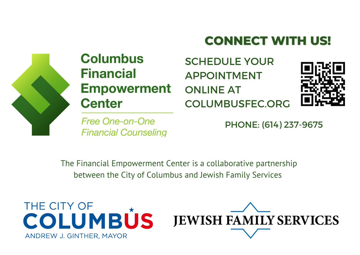 Jewish Family Services (@jfscolumbus) on Twitter photo Thanks to the <a href="/cbuswomen/">Women's Commission</a> and <a href="/MayorGinther/">Mayor Andrew Ginther</a> for the partnership establishing the Columbus Financial Empowerment Center. Together we can ensure that every individual and family in our community thrives! loom.ly/0ME1MXg
#personalfinance #financialempowerment Thanks to the <a href="/cbuswomen/">Women's Commission</a> and <a href="/MayorGinther/">Mayor Andrew Ginther</a> for the partnership establishing the Columbus Financial Empowerment Center. Together we can ensure that every individual and family in our community thrives! loom.ly/0ME1MXg
#personalfinance #financialempowerment