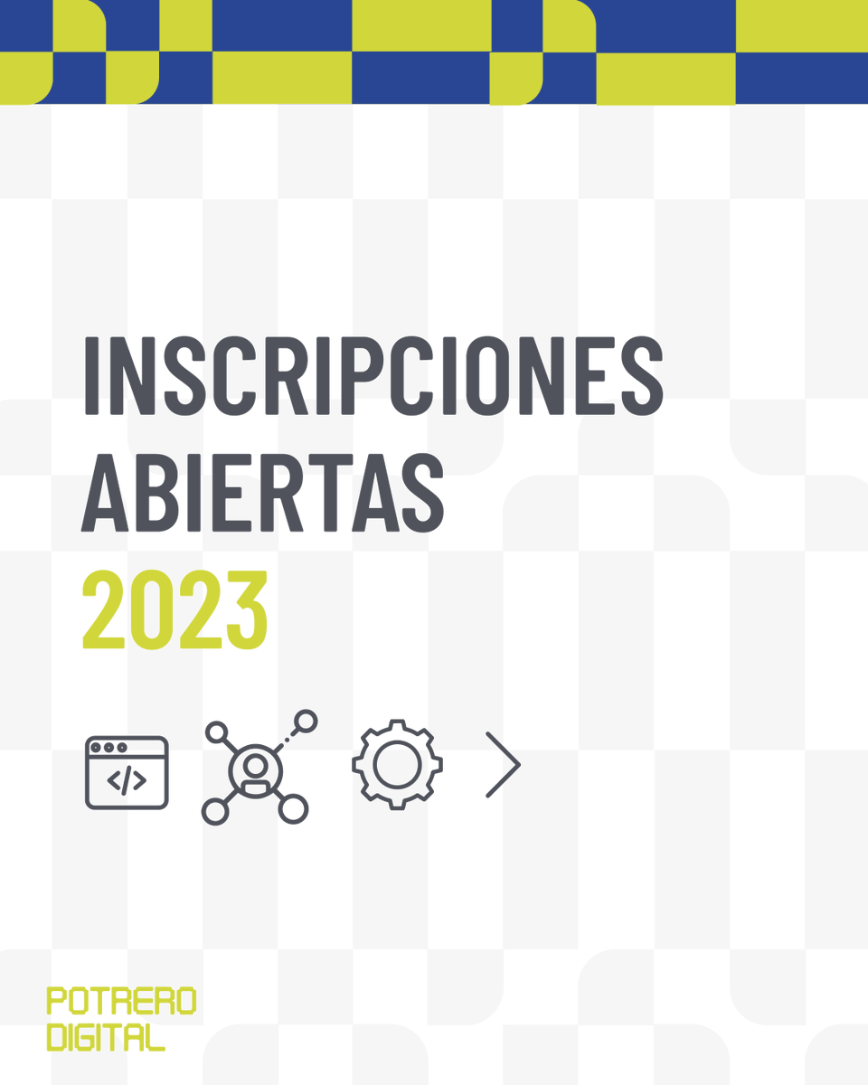 Acercamos una gran noticia: desde nuestro programa #PotreroDigital, ¡abrimos los cursos 2023 para CABA y AMBA! 🎉🥳
Hilo con toda la data de cada curso 🧵