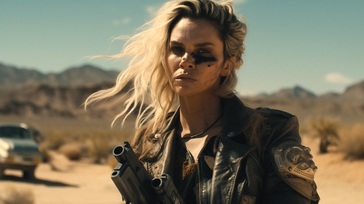 SeeYoSay's tweet photo. Sisters of the Reckoning
#2A #survivors #madmaxine #apocalypse #aigenerated #cinematography #aicinema #midjourney #midjourneyart #womenempowerment #badasschicks #girlswithtattoos #girlswithguns #freedom #freedomfighters #revolution #blonde #madmax #liberty #resist https://t.co/Azi2c5SdAe