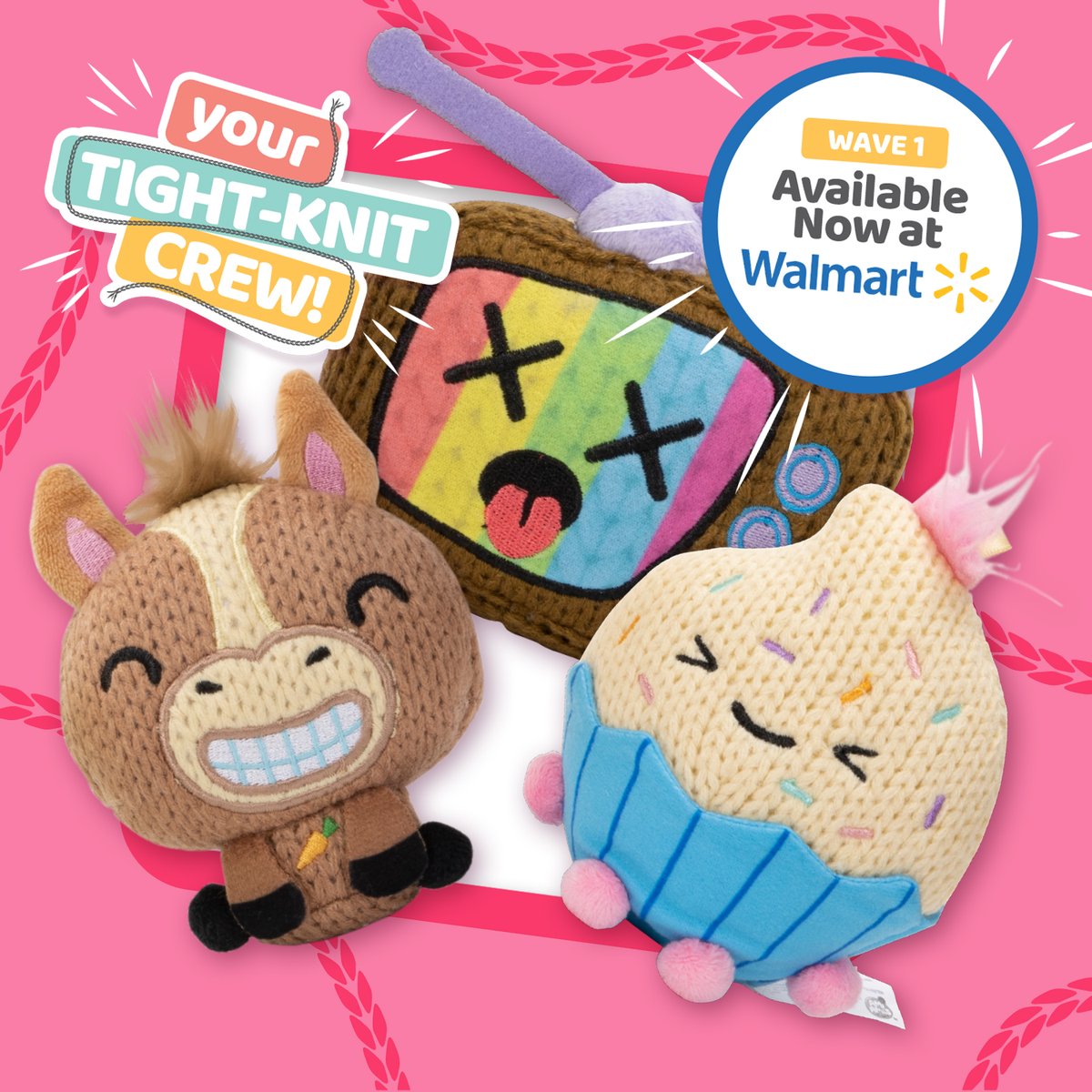 JAKKStoys's tweet photo. super SNUGGLY, extra CUDDLY Ami Amis are in stores at Walmart and IMPATIENTLY waiting to join your #tightknitcrew!
#AmiAmisforMe #Tightknit #Knitting #FavoriteFriends #AmiAmisFan #Tightknitcrew #Collection https://t.co/0FEMhtcvgn