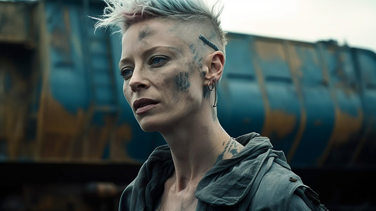 SeeYoSay's tweet photo. Sisters of the Reckoning
#2A #survivors #madmaxine #apocalypse #aigenerated #cinematography #aicinema #midjourney #midjourneyart #womenempowerment #badasschicks #girlswithtattoos #girlswithguns #freedom #freedomfighters #revolution #blonde #madmax #liberty #resist https://t.co/Azi2c5SdAe