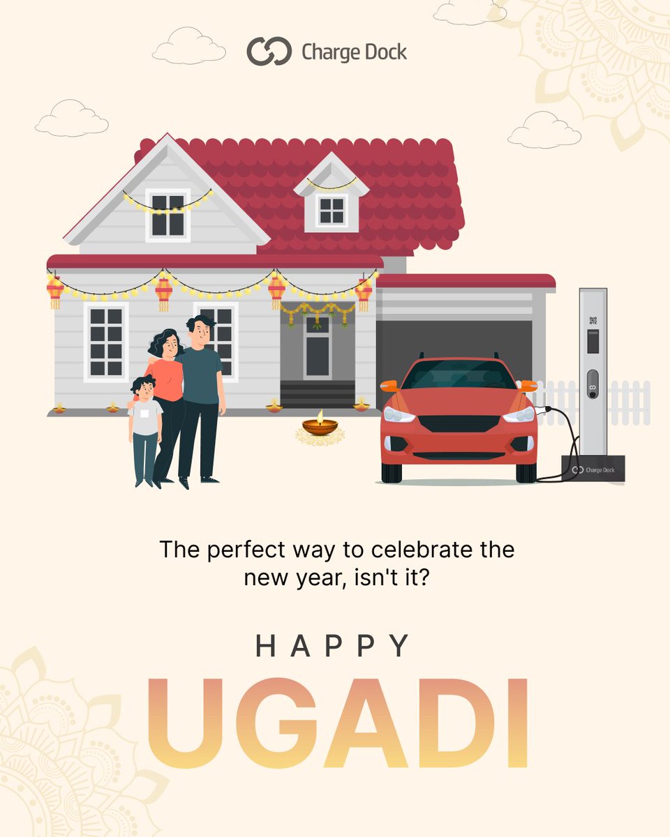 chargedockindia's tweet photo. Prosperity and sustainability, that's our motto for the new year! Team ChargeDock wishes you a very Happy Ugadi! 

Let's take a step towards electrification, to make tomorrow greener 💚

#happyugadi #happygudipadwa #ugadi #gudipadwa #newbeggining #newyear  #chargedock https://t.co/uhYm1YnfXT