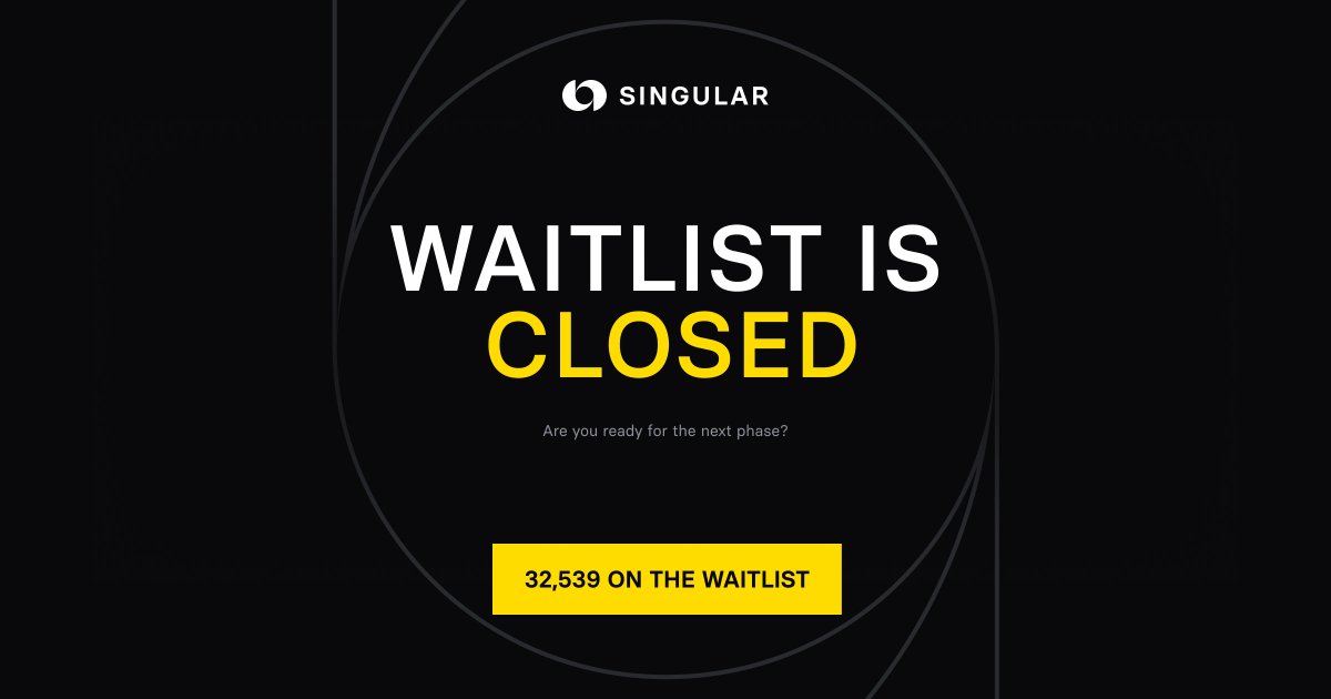 SINGULAR tweet media