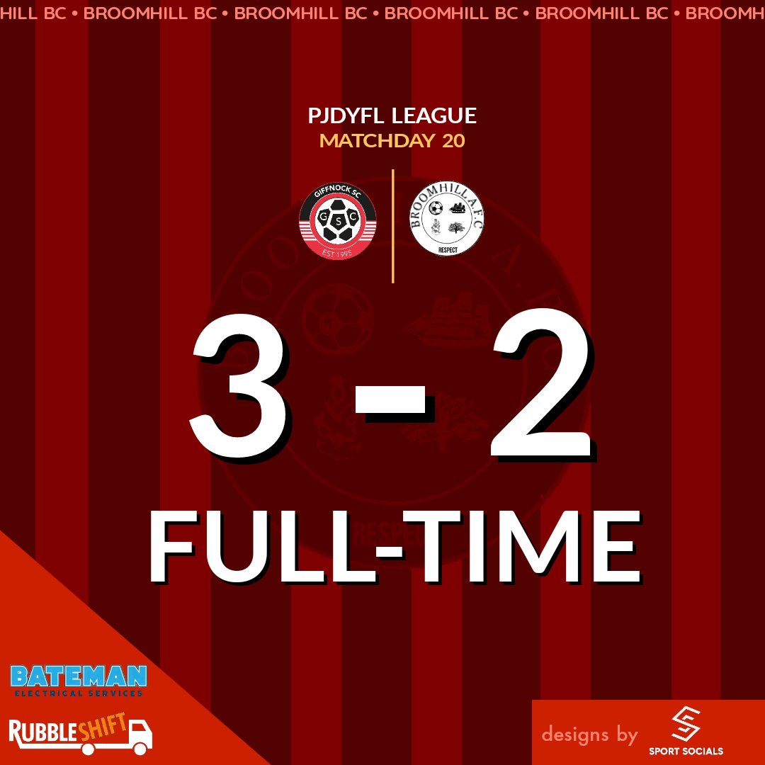 ⚽️ | 𝐑𝐄𝐒𝐔𝐋𝐓
Defeat for us on Saturday, but we pick our heads up and go again.