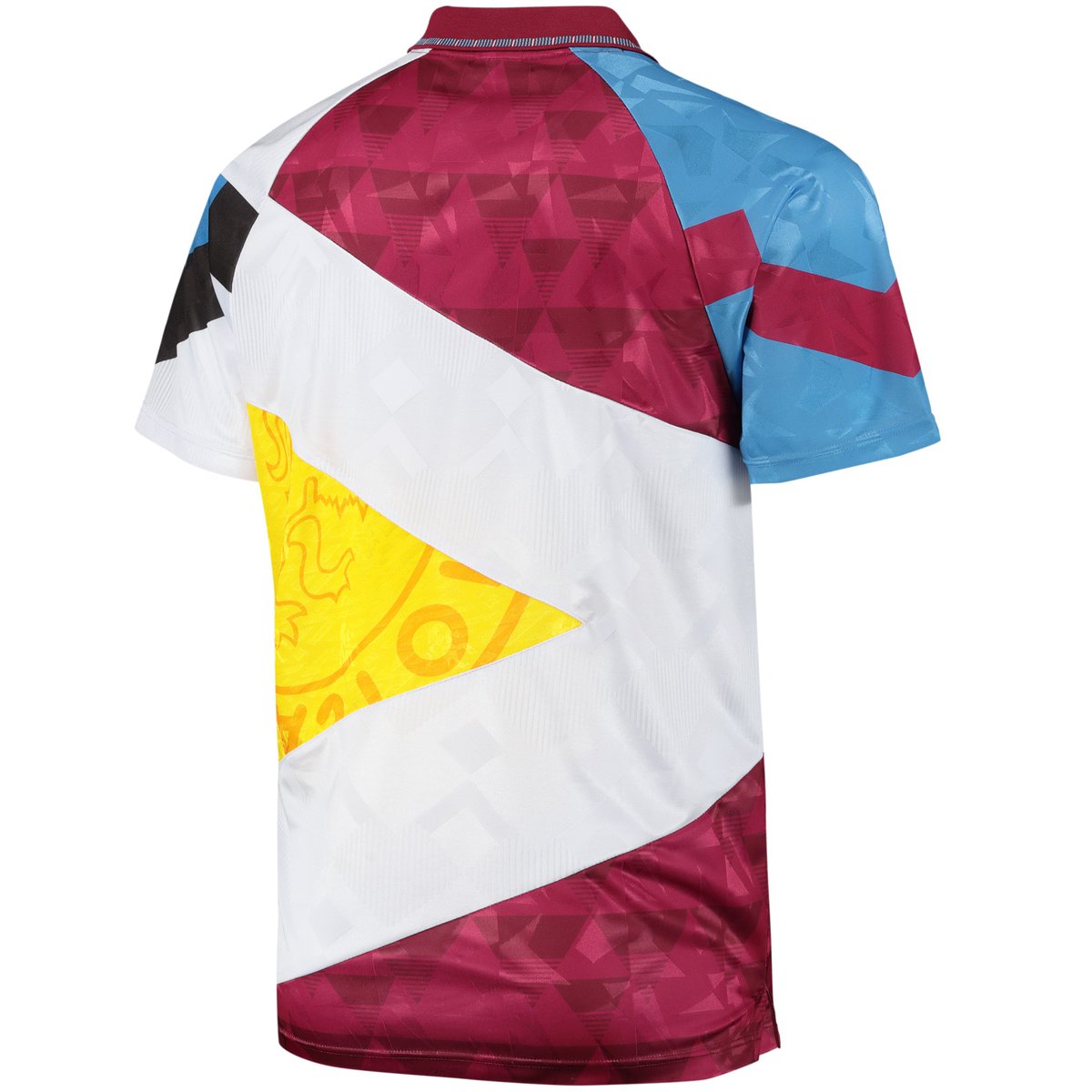 footballshirt's tweet photo. Score Draw has released a retro-inspired patchwork shirt for Aston Villa, labelled "1990," featuring a mash-up of the 1991-93 Third shirt, 1990-92 Home shirt, and 1990-93 Away shirt.
Read more: https://t.co/5AaCEvHSOe
#AstonVilla #avfc #footballshirt #soccerjersey #ScoreDraw https://t.co/gVh0WpeY1F