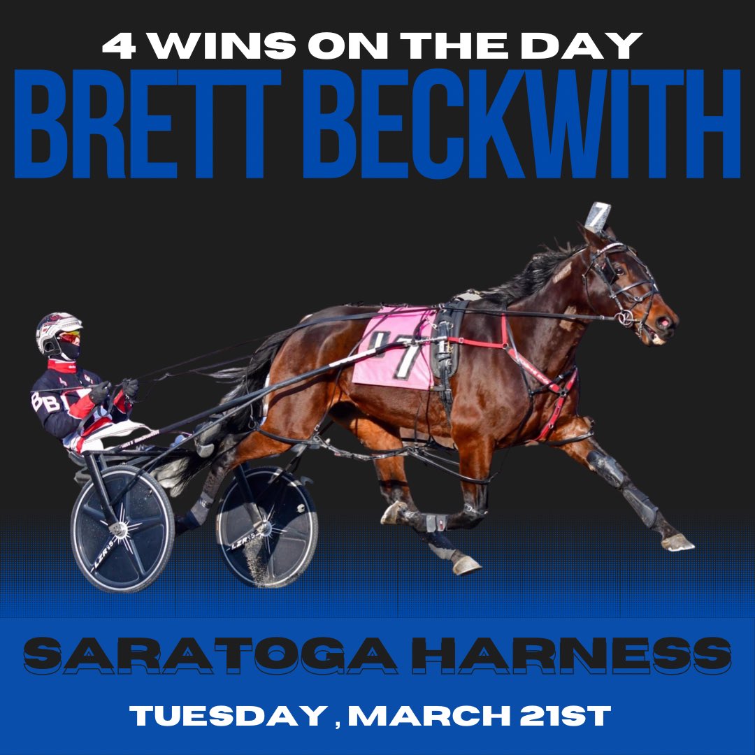 A grand slam for driver <a href="/BrettBeckwith10/">brett</a> on todays card!