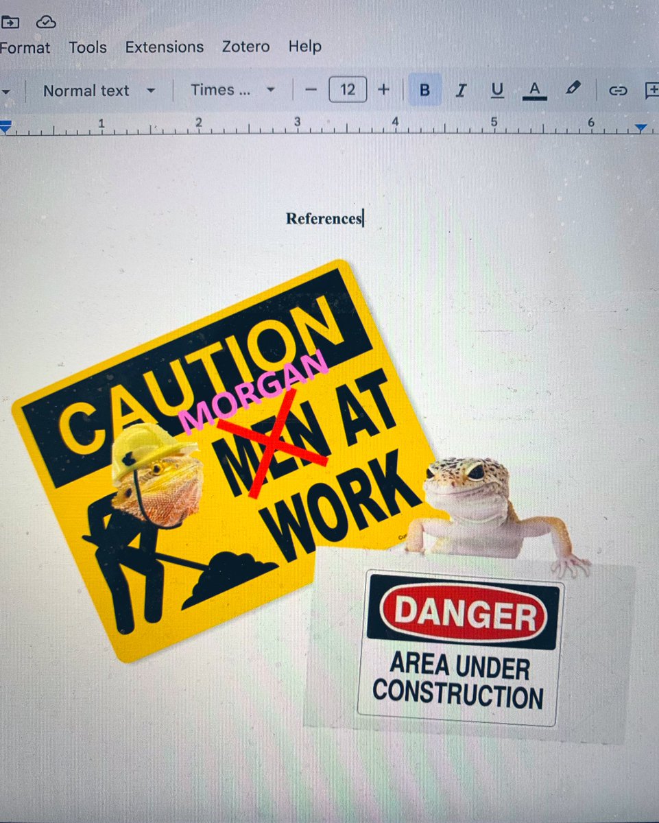 Spent a whole coffee break trying to think of the best way to tell my lab that the manuscript draft I’m presenting to them Friday is only half-baked and I’ve settled on this