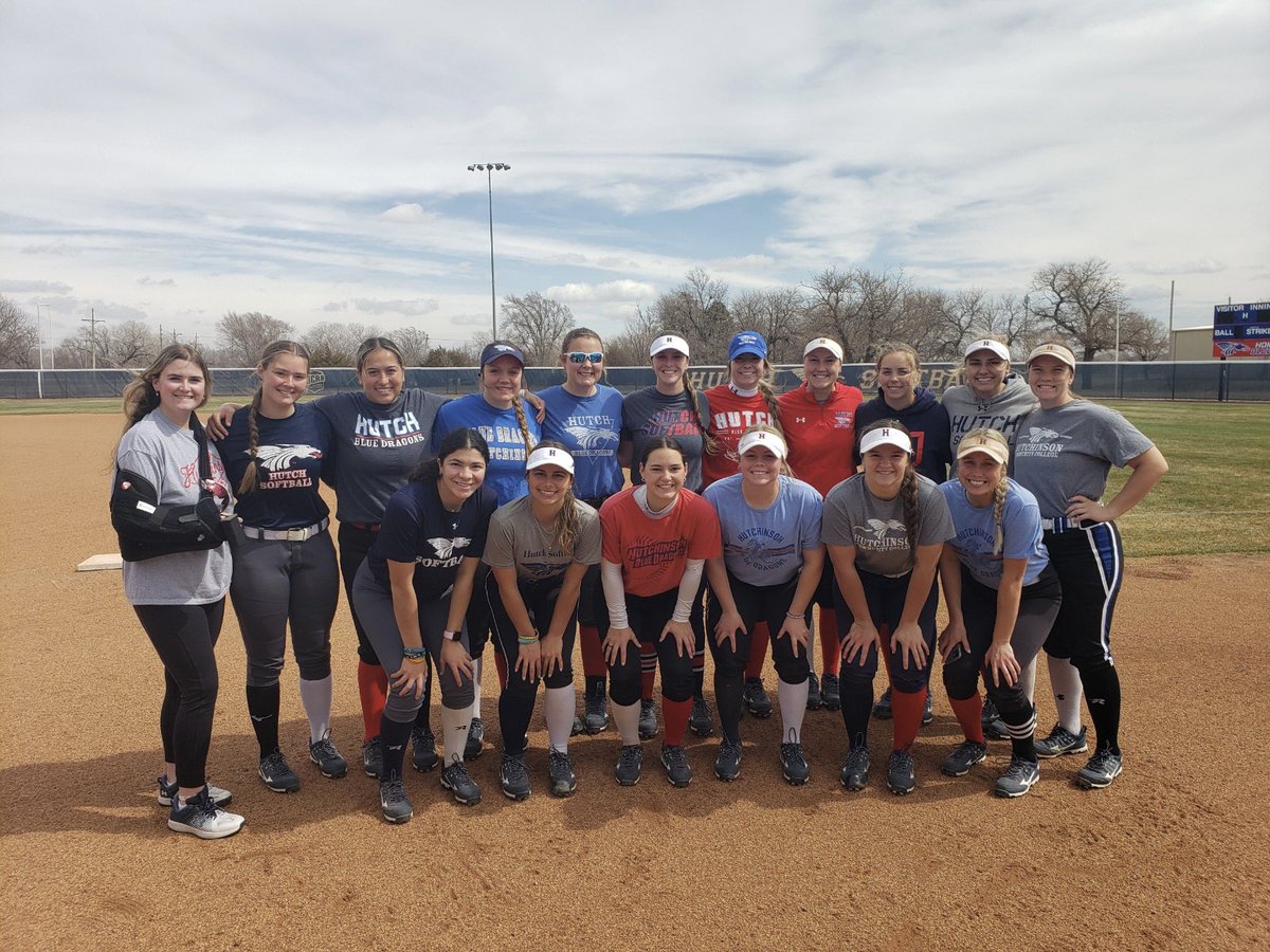Rocked our socks today at practice for World Down Syndrome Day! 🧦 🤟🏻 #rockyoursocks @HutchSoftball @SheStrength