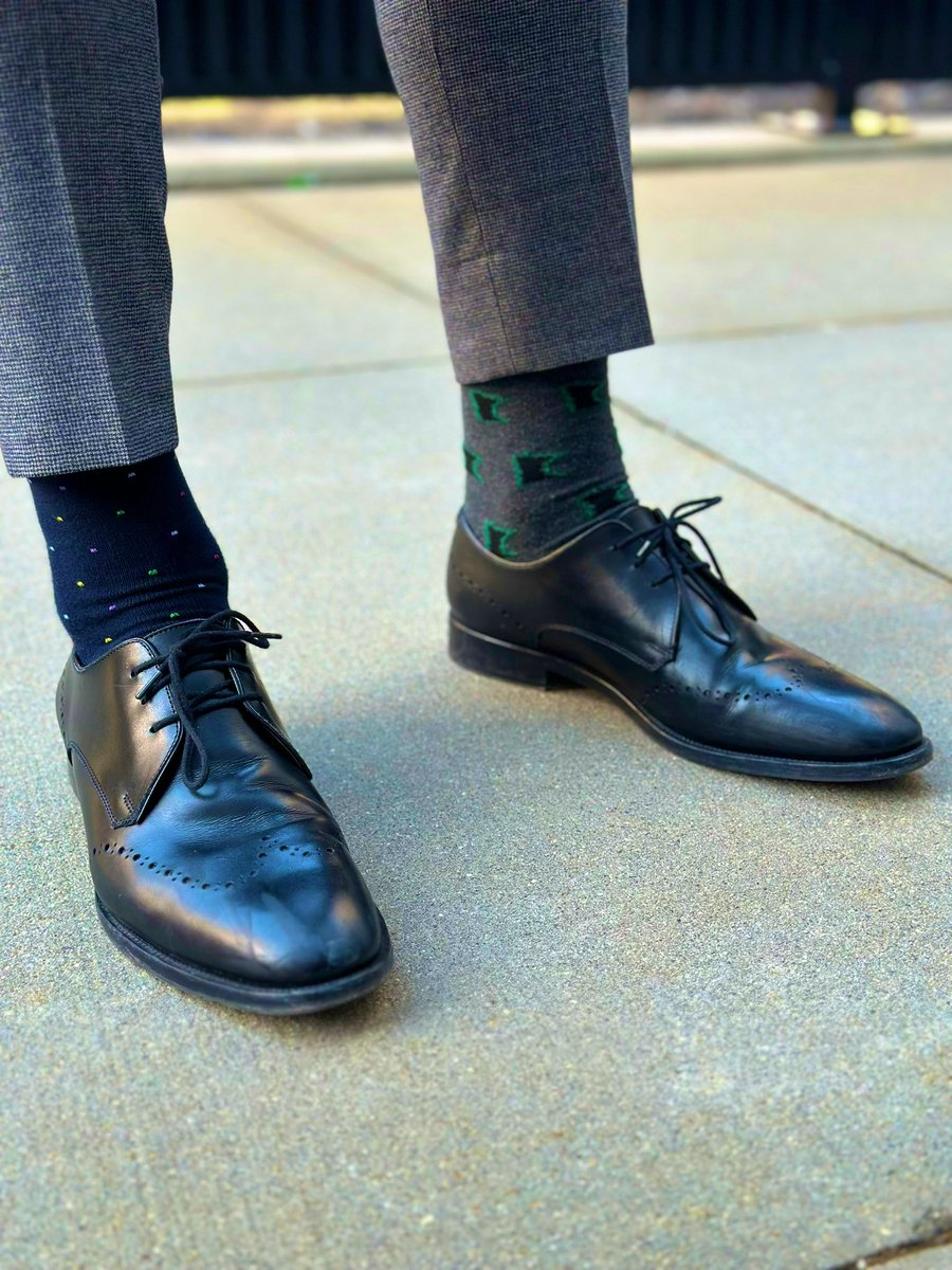 mnwild's tweet photo. Today, for #worlddownsyndromeday Freddy wears his mismatched socks to celebrate his nephew, Noah and the beautiful uniqueness of every human being 💙💛❤️💚

#mnwild https://t.co/NiUwizYqLz
