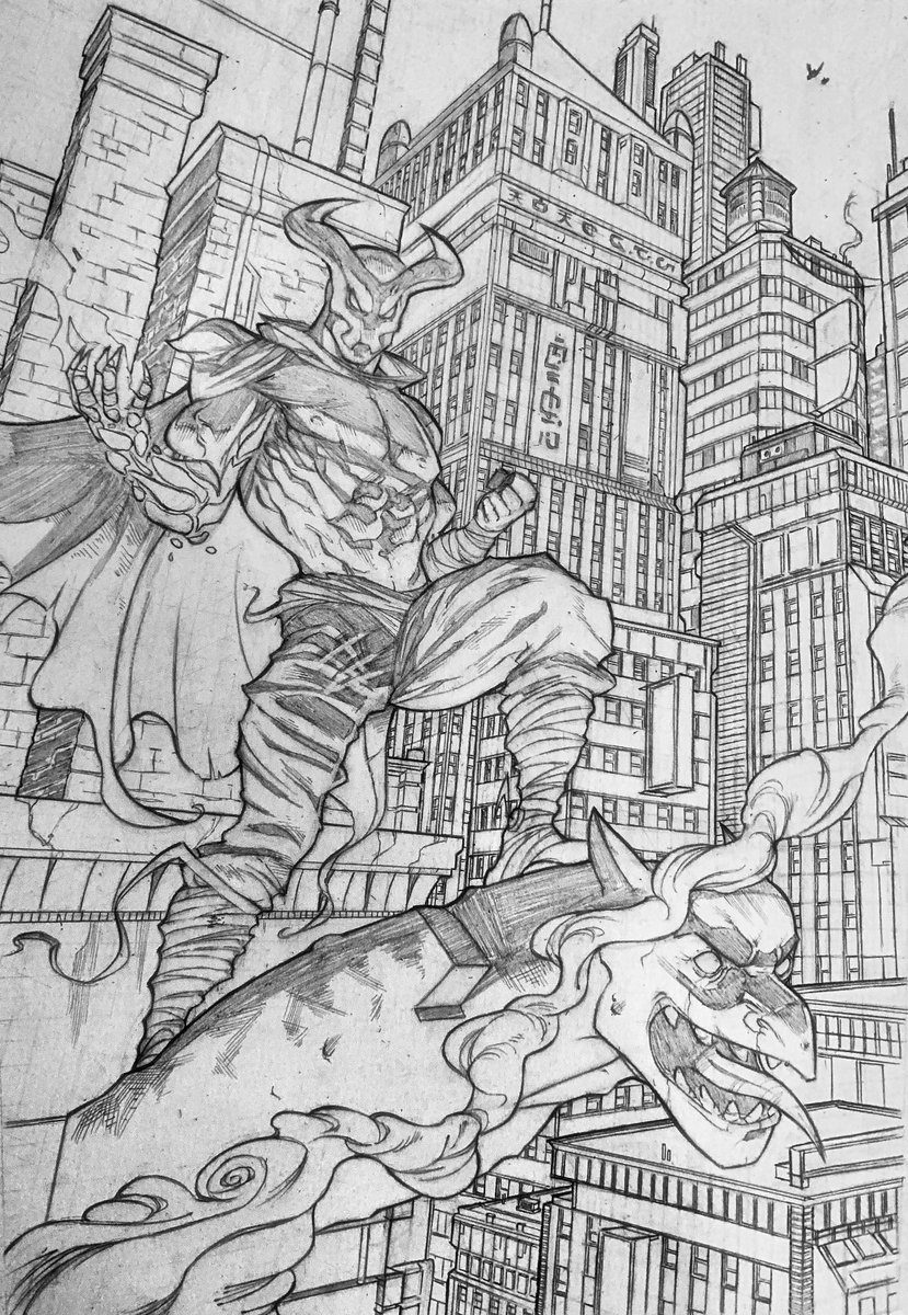Steve_Lachowski's tweet photo. Amarok pencils by @TomicArtist, inks by me. I think it's safe to say that the future of comics are going to be in a good place when these guys hit the scene professionally!
#Amarok #Tomicart #TheArtJedi #independentcomics #comicart #comicbookart #comicbookinking #comicinking https://t.co/z1Pq2H9W1f