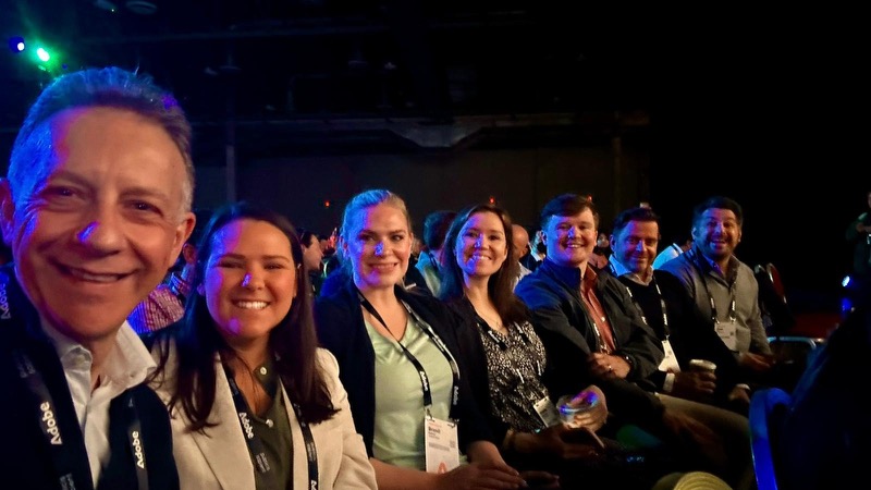 SagepathReply's tweet image. We are excited to kick off our #AdobeSummit experience with an opening keynote from @Adobe&apos;s CEO Shantanu Narayen. #AdobePartner