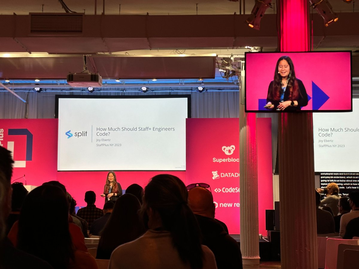 Throwback to last week when @jkebertz spoke at StaffPlus @TheLeadDev in New York 👏

#leaddevnewyork #devops #developercommunity