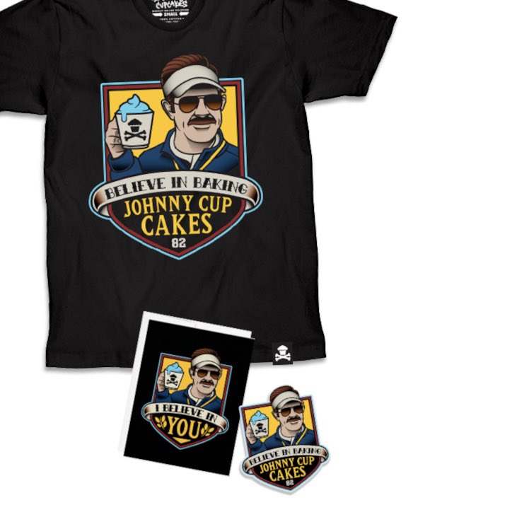 JohnnyCupcakes's tweet photo. Fed Lasso - RT Giveaway!  Random winner will be DM’d next week!

Shop now!  For a limited time, this culinary parody is available here: https://t.co/P4j6UWMUGO <—

⚽️🥅🇬🇧👨🏻

#tedlasso #baking #pastrychef #culinary #cupcakes #cakedecorating #boston #massachusetts #lasso #pma https://t.co/mCMz2JJvIG
