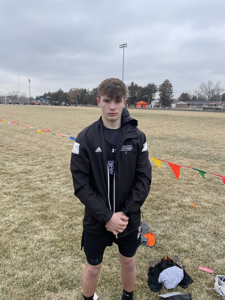 Chase finishes 4th in the 800 meter run!