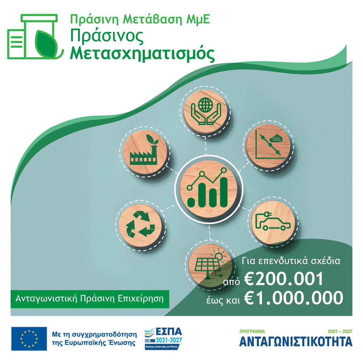 Taxheaven's tweet photo. Υποδείγματα Υπεύθυνων Δηλώσεων για την υποβολή αιτήσεων χρηματοδότησης στη Δέσμη Δράσεων «Πράσινη Μετάβαση ΜμΕ» https://t.co/Cqh3WA2E7v https://t.co/ROej6ItiVN